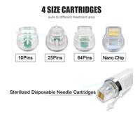 10/25/64 Nano Pin Disposable Gold Needle Cartridges Tips for Microneedle Machine