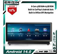 10.25" 8-Core 64GB Android 14 GPS Autoradio per Mercedes Classe C W204 S204 DAB+