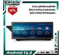 10.25" 8-Core DAB+64GB Android 16 Autoradio per Mercedes W207 C207 A207