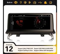 10,25" Android 13 Autoradio CarPlay Navi WiFi BMW X5 E70 X6 E71 CIC 8-Core 64GB