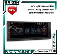 10,25" Android 14 8-Core 64GB Autoradio CarPlay GPS DAB+ per BMW 5 Series E39 M5