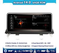 10,25" Android 14 Autoradio BMW X5 E70 X6 E71 CCC CarPlay DAB+WiFi OBD Navi 64GB