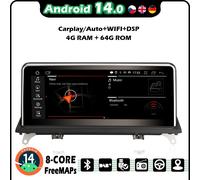 10,25" Android 14 Autoradio BMW X5 E70 X6 E71 Radio CCC CarPlay Navi 64GB BT5.0