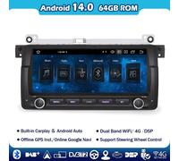 10,25" Android 14 Autoradio Carplay Navigatore 4G per BMW Serie 3 Rover 75 MG ZT