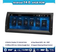 10,25" Android 14 Autoradio Carplay Navigatore Auto BT5.0 per BMW X5 E53 4+64GB