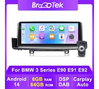 10,25'' Android 14 Autoradio Per BMW E90 E91 E92 E93 LTE 4G WIFI 8 Core GPS Navi