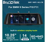 10.25" Autoradio Android 14 GPS Autoradio Navi 4G Wifi Per BMW 5er F10 F11