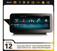 10,25" IPS Android 14 CarPlay Autoradio 64GB Navi Mercedes Classe E W207 NTG 4.0