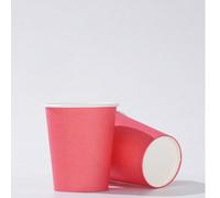 10/25 pezzi Bicchieri di carta rossi monouso, adatti per bere bevande fredde, caffè, feste di compleanno, riunioni di famiglia, picnic, decorazioni per feste 10 bicchieri di carta,25 bicchieri di cart