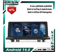 10.25" Qualcomm 8-Core 64GB Android 14 Autoradio GPS CarPlay per BMW X1 F48 NBT