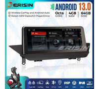 10.25" Qualcomm Android 13 Autoradio GPS DAB+CarPlay Wifi DSP for BMW X1 E84 CIC