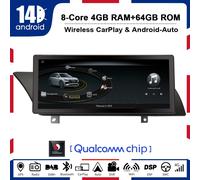 10.25"Qualcomm Android 14 Autoradio Carplay 64GB IPS DAB+Audi A4 B8 A5 S4 S5 RS4