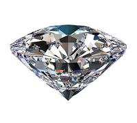 10.25 Ratti Diamante Taglio Diamante Bianco Zircone Rotondo Forma Certificata Aaa+American Diamond Rashi Ratna Gemma Per Uomini E Donne S-B0B5DJXP, Piccolo, PIETRA PREZIOSA, Small, Gemma