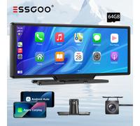 10.26" 4K Carplay portatile 64GB Telecamera Dash Cam Auto DVR Registratore Car