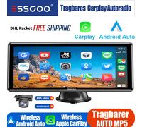 10,26'' Portatile Autoradio Android Auto Apple Carplay Bluetooth AUX USB +Camera