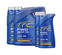 10 (2x4+2x1) Litri SAE 75W-85 MANNOL Olio Per Cambio FWD/ Cambio/ API GL-4
