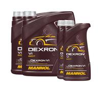 10 (2x4+2x1) Litro Mannol Dexron VI Automatico Olio Motore per Opel, MB 236.14