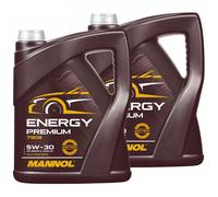 10 (2x5) Litro Mannol Energia Premium 5W-30 BMW LL-04, VW 505.01/505.00/502.00