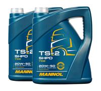 5 (1x5) Litro Mannol SAE 20W-50 Fatt TS-2 Camion / Trattore Olio Motore / Di