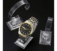 10/3/1 pezzo Supporto espositore trasparente per orologi, supporto espositore in plastica per bracciali e gioielli, supporto espositore a forma di C per conservazione ed esposizione di orologi e bracc