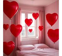 10/30/50/100/150/200 pezzi Palloncini a forma di cuore, palloncini di lattice a forma di cuore da 10 pollici/25cm per matrimonio, vacanze, decorazione della casa, decorazione della festa 50 pezzi,100 