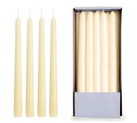 [10, 30, 50] Candele AVORIO Coniche in cera Lunghezza 25 cm Durata 8 ore 512-17