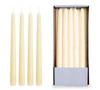 [10, 30, 50] Candele AVORIO Coniche in cera Lunghezza 25 cm Durata 8 ore 512-17