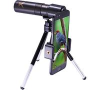 10-300X BAK-4 Telescopio Monoculare Obiettivo completamente ottico Telescopio ad alta potenza con treppiede per birdwatching, campeggio e viaggi sul campo