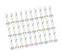 10/30pcs Blessing Keechchains For Wedding Baby Shower Perline A Ciondolo A Lobster Clasps Clasps Claychains Charm