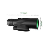 10-30x Zoom Monocular Telescope Suitable for Various Brands with Smartphone Holder and Tripod, BAK4 Prism Ideal for Adults and Kids