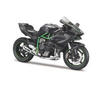 10-32708 Bburago Maisto - Kawasaki Ninja H2R, grigia - con cavalletto - 1:12