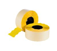 10 / 36 ROTOLI da 1500 ETICHETTE PER PREZZATRICE 12x26mm FLUO ADESIVE PERMANENTE