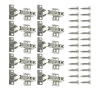10-40 pezzi cerniere in acciaio laminato a freddo cerniera idraulica for porta dell'armadio ammortizzatore tampone chiusura morbida e silenziosa for tutti i mobili dell'armadio(20Pcs)