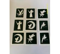 10-400 fata tema stampini per scintillio tatuaggi / vernice viso