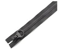 10#5 pz 20/25/30 cm Resina Grande Dente di plastica plastica Cerniera Infinita Borsa di cancelleria Borsa Grande Borsa cosmetica con Cerniera,Nero,25 cm