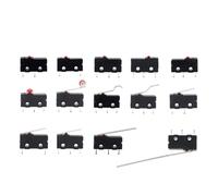 【10-5 PZ】Microinterruttore Contatto in rame 5A 125/250V Mini interruttore di finecorsa No Nc 2/3Pin Interruttore a pulsante rapido ad arco a rullo(KW11-3Z-B-2,5PCS)