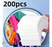 10/50/100/200 Fogli cattura-colore, carta assorbente anti-macchia, rimuove i colori durante il lavaggio in lavatrice 10 pezzi,50 pezzi,100 pezzi,200 pezziTessuto non tessuto