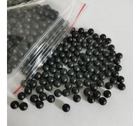 10/50/100 Palline Rimbalzanti Rotonde In Gomma Solida Nera Diametro 2mm A 20mm Per Allenamento Esercizio Massaggio(10pcs,8.5mm)