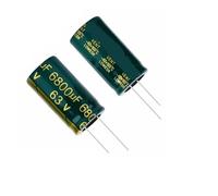 10/50/100 Pcs/Lot 63V 22uF DIP High Frequency Aluminum Electrolytic Capacitor AUOQKQUT