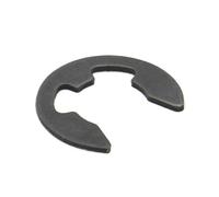 10/50/100 pezzi M1.2 .5 M2 Anello di sicurezza for anello elastico con clip da M3 4 6 8 10 11 a M24 in acciaio inossidabile 304 nero 65Mn E(Black 65Mn Steel,M24 (10pcs))