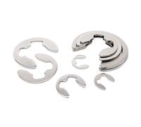 10/50/100 pezzi M1.2-M16 GB896 DIN6799 A2 304 albero in acciaio inossidabile cuscinetto anello di fissaggio rondella collare a scatto tipo E clip elastico