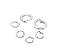10/50/100 pz Acciaio Zincato Molla Split Rondella Guarnizione Elastica M2 .5 M3 M4 M5 M6 M8 M10 M12 M16 M18 M20 M24(10pcs M12)