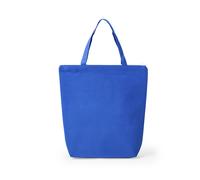 10/50/100 pz BORSA TNT 90g/m2 CERNIERA SOFFIETTO SPESA SHOPPING SHOPPER MARE