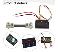 10/50/100A Voltmetro Ammeter LED Doppio Digitale Volt Amp-Meter Tester Gola