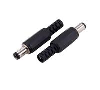 10/50/200PCS 5.5x2.1mm Presa DC con dado DC-025 DC Power Jack presa femmina connettore for montaggio a pannello DC025 5.5x2.5mm(2.5x5.5mm Male,50pcs)