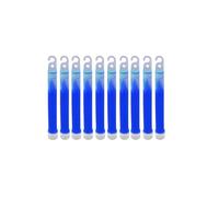 10/50 Bastoncini Luminosi con Gancio, 6 Pollici, Luce Fluorescente for Escursionismo, Campeggio, Emergenza, concerti, Feste, Bastoncini Luminosi(Blue,50pcs)
