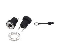 10/50 pezzi 5/10 Presa jack for alimentazione CC Connettore femmina for montaggio a pannello 5. Adattatore spina da 2,1 mm .5x2, DC-022B(3.5mm with cap,50pcs)