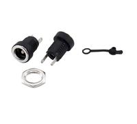 10/50 pezzi 5/10 Presa jack for alimentazione CC Connettore femmina for montaggio a pannello 5. Adattatore spina da 2,1 mm .5x2, DC-022B(2.1mm with cap,50pcs)