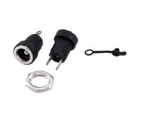 10/50 pezzi 5/10 Presa jack for alimentazione CC Connettore femmina for montaggio a pannello 5. Adattatore spina da 2,1 mm .5x2, DC-022B(2.5mm with cap,50pcs)