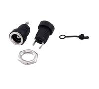 10/50 pezzi DC022B 5. X 2.1mm Presa di alimentazione CC 3.5x1. Connettore femmina for montaggio a pannello Adattatore spina .5 * 2.5MM Pin(2.5mm with cap,50pcs)